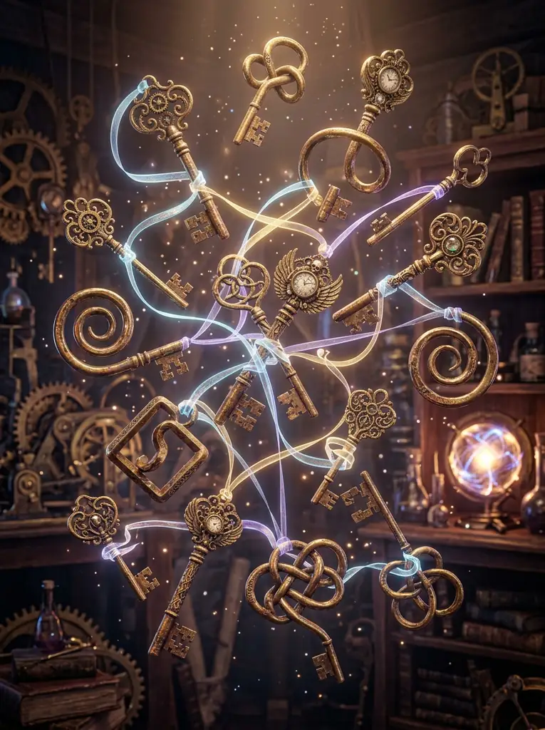 Ornate Brass Keys